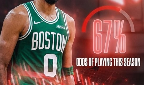 开云入口-啥情况？塔图姆扣篮 网站预测他本赛季复出概率却从87%降到67%